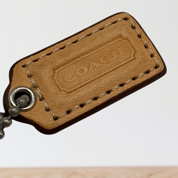 Coach Cream and Khaki Signature Wristlet Clutch - Picture 5 of 6